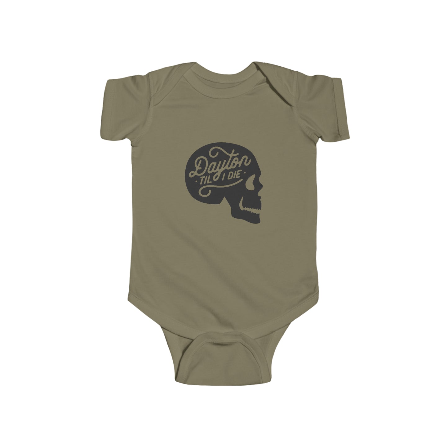 'Dayton Til I Die' Skull Onesie