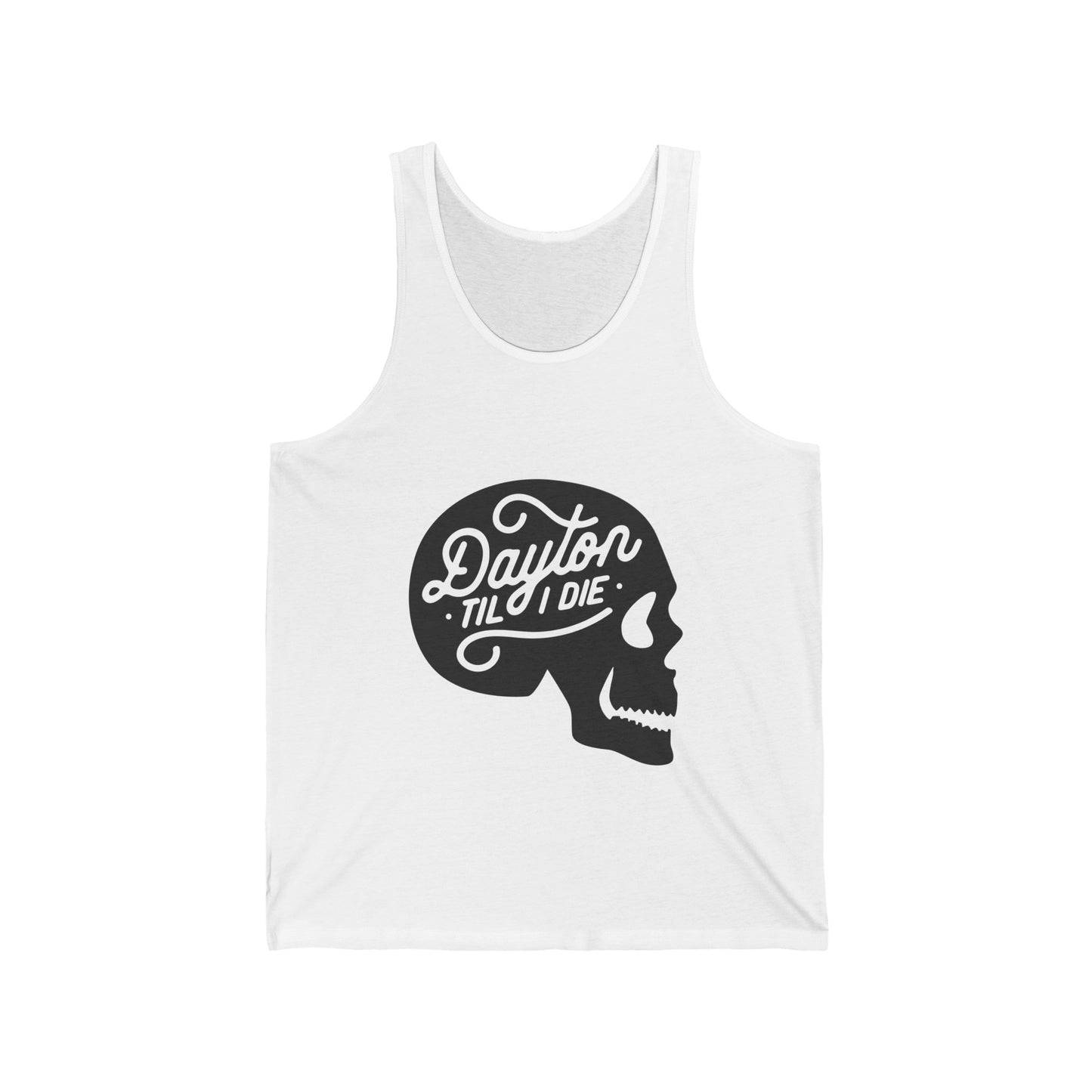 'Dayton Til I Die' Skull Jersey Tank