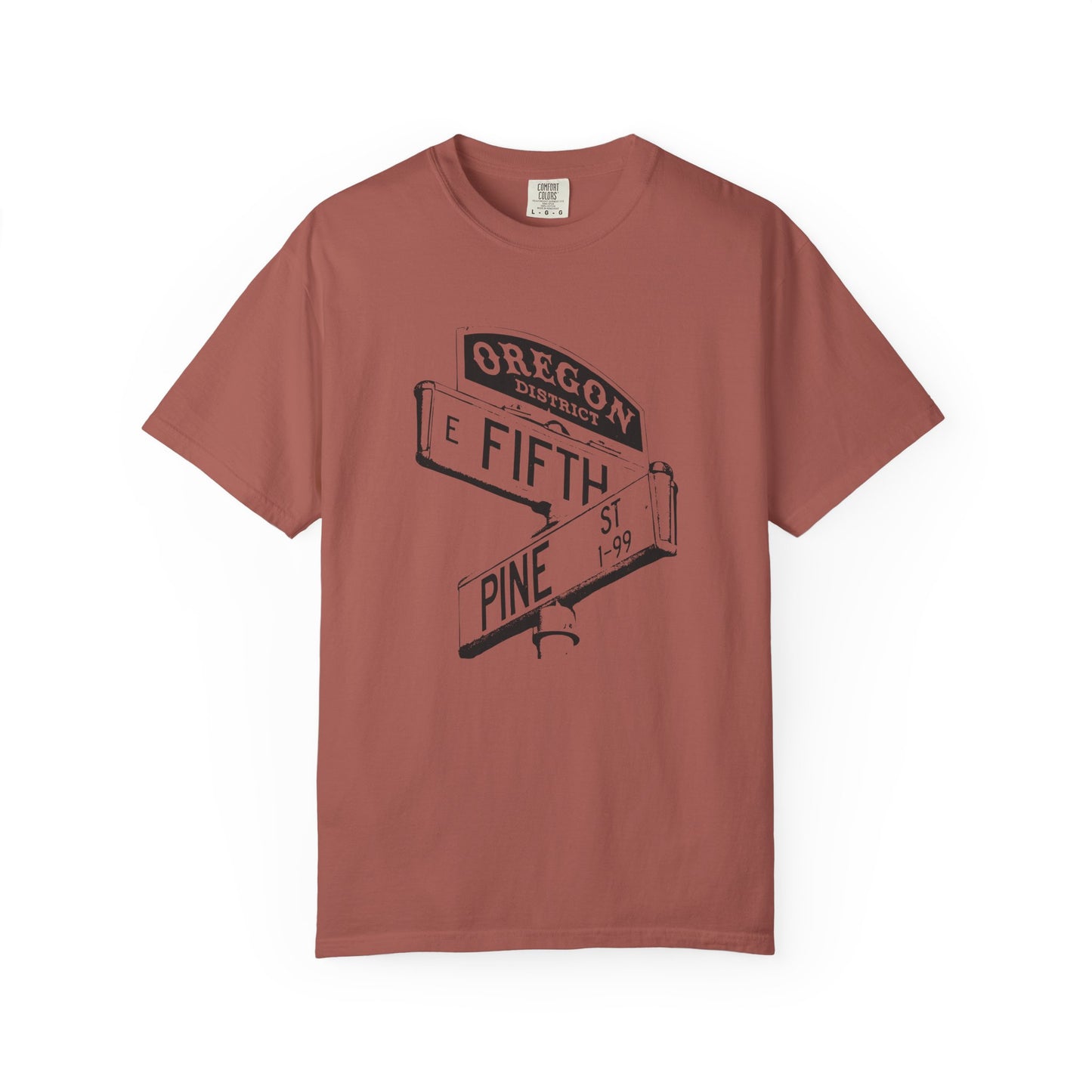 Oregon District Street Signs Tee