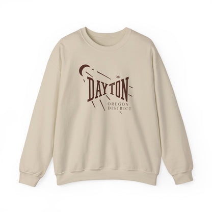 Dayton Oregon District Moon Crewneck Sweatshirt