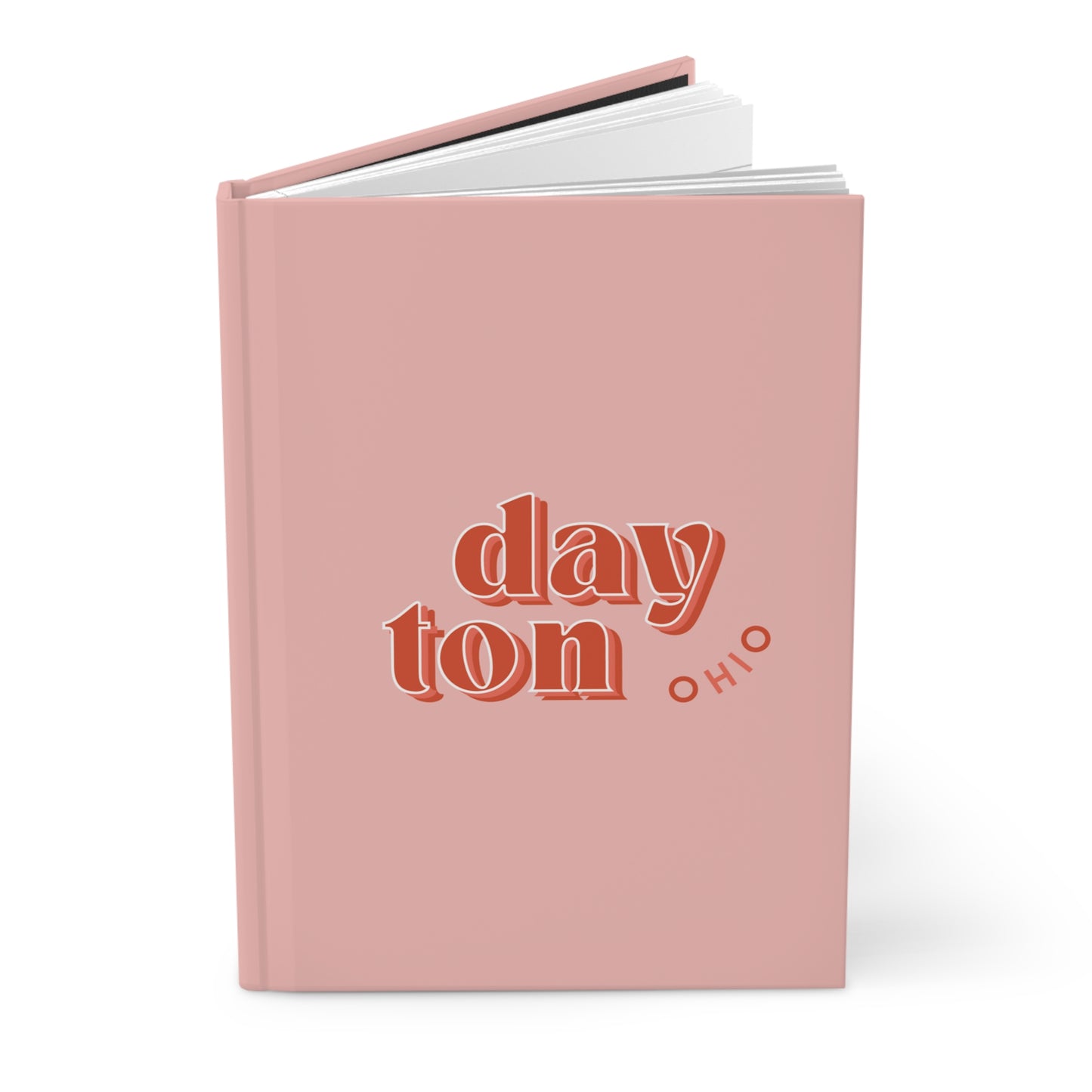 Pink Dayton Ohio Hardcover Journal