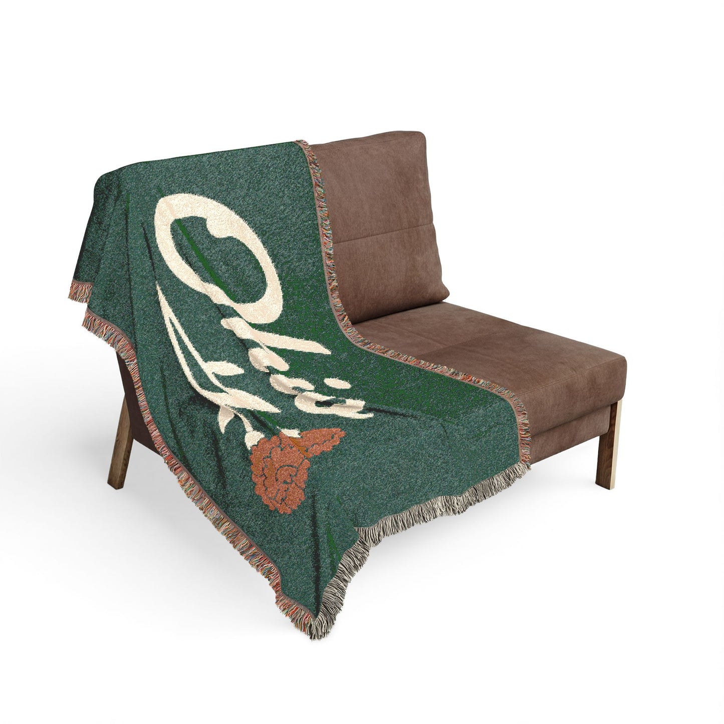 Ohio Carnation Woven Blanket