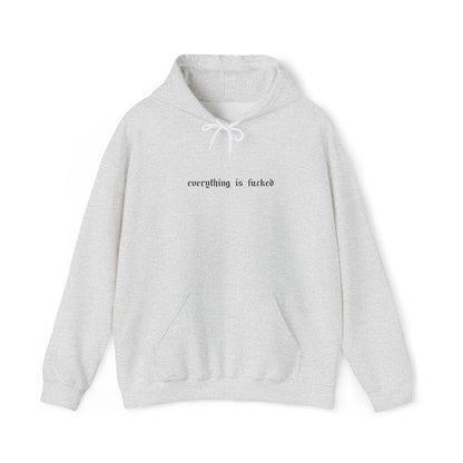 Everything Is Fucked Embroidered Hoodie Sweatshirt
