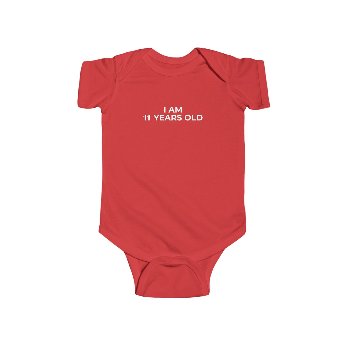 I Am 11 Years Old Onesie