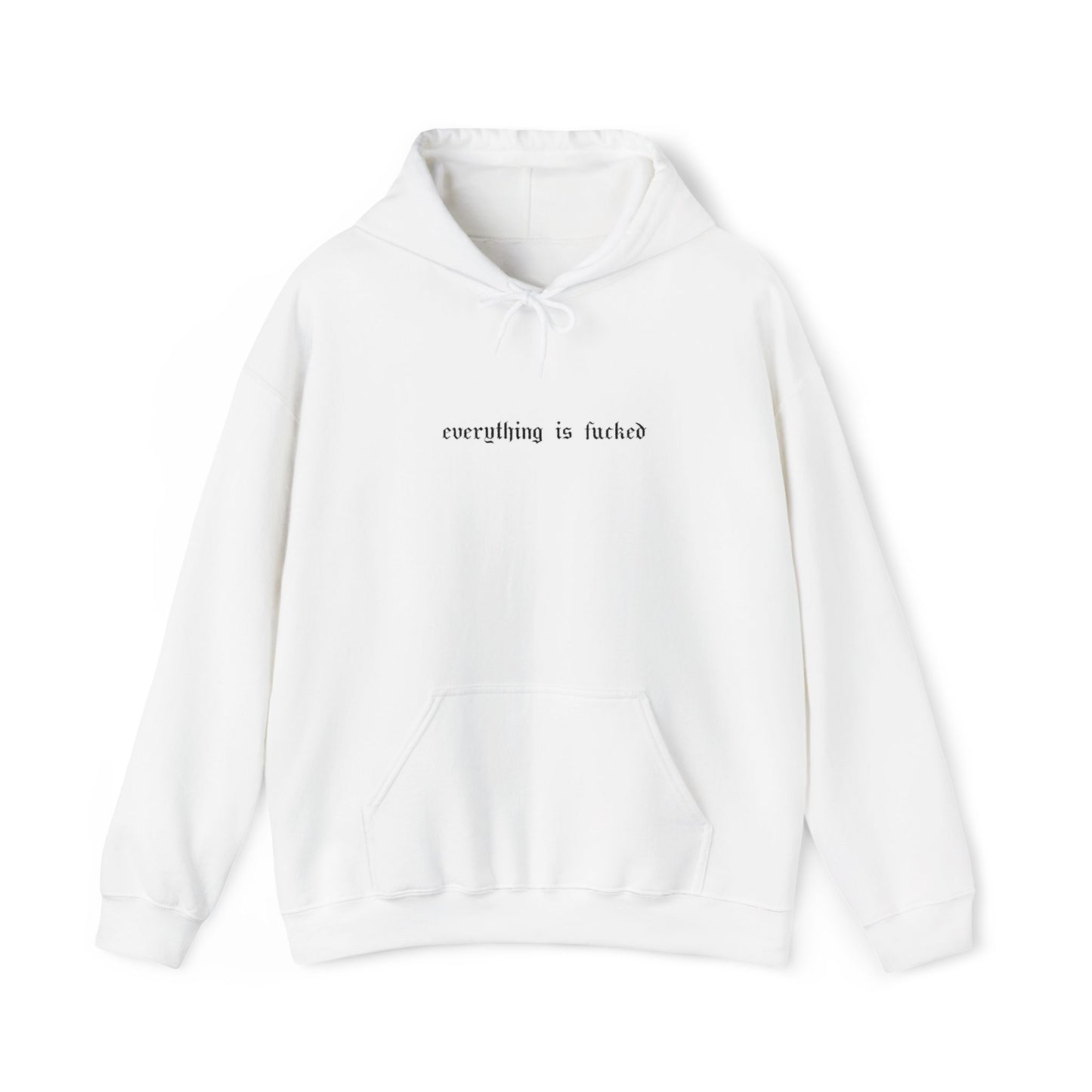 Everything Is Fucked Embroidered Hoodie Sweatshirt