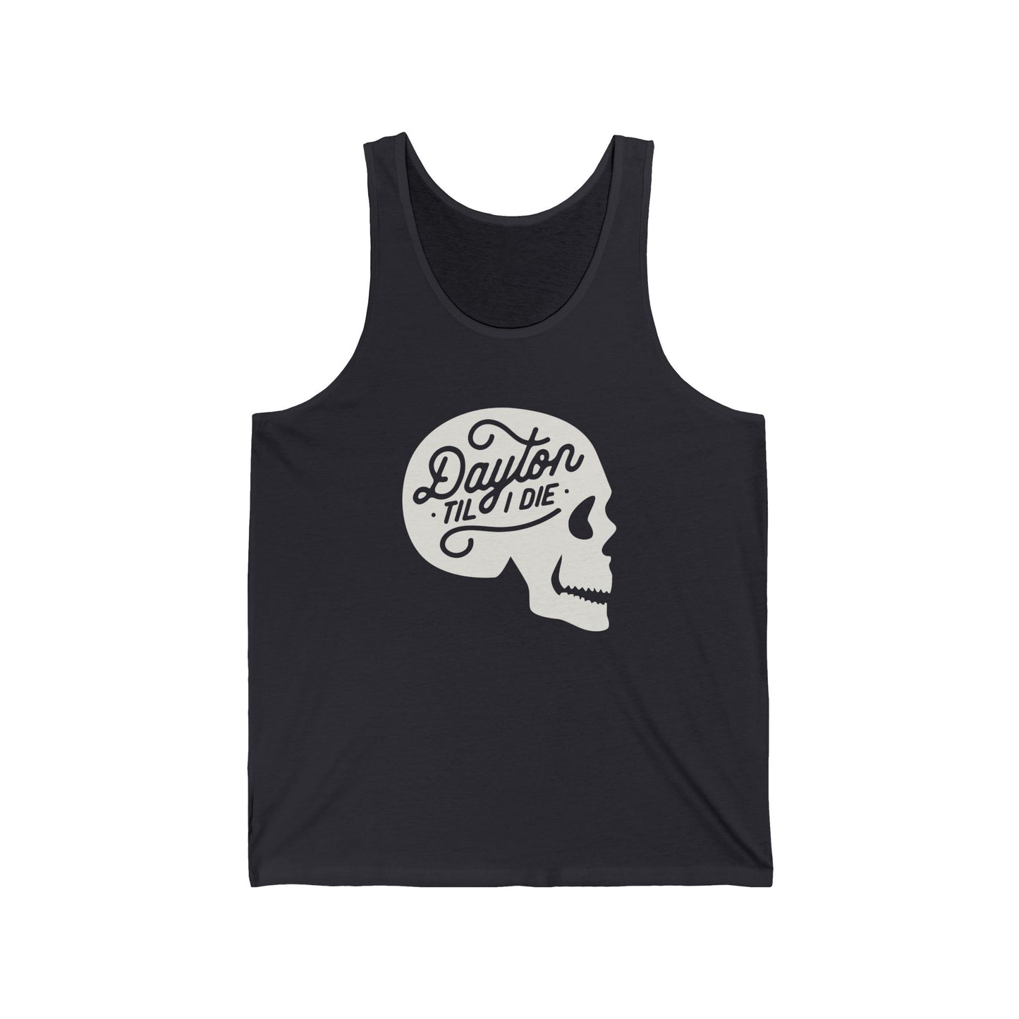 'Dayton Til I Die' Skull Jersey Tank