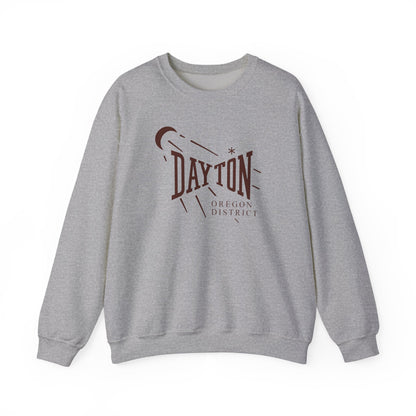 Dayton Oregon District Moon Crewneck Sweatshirt