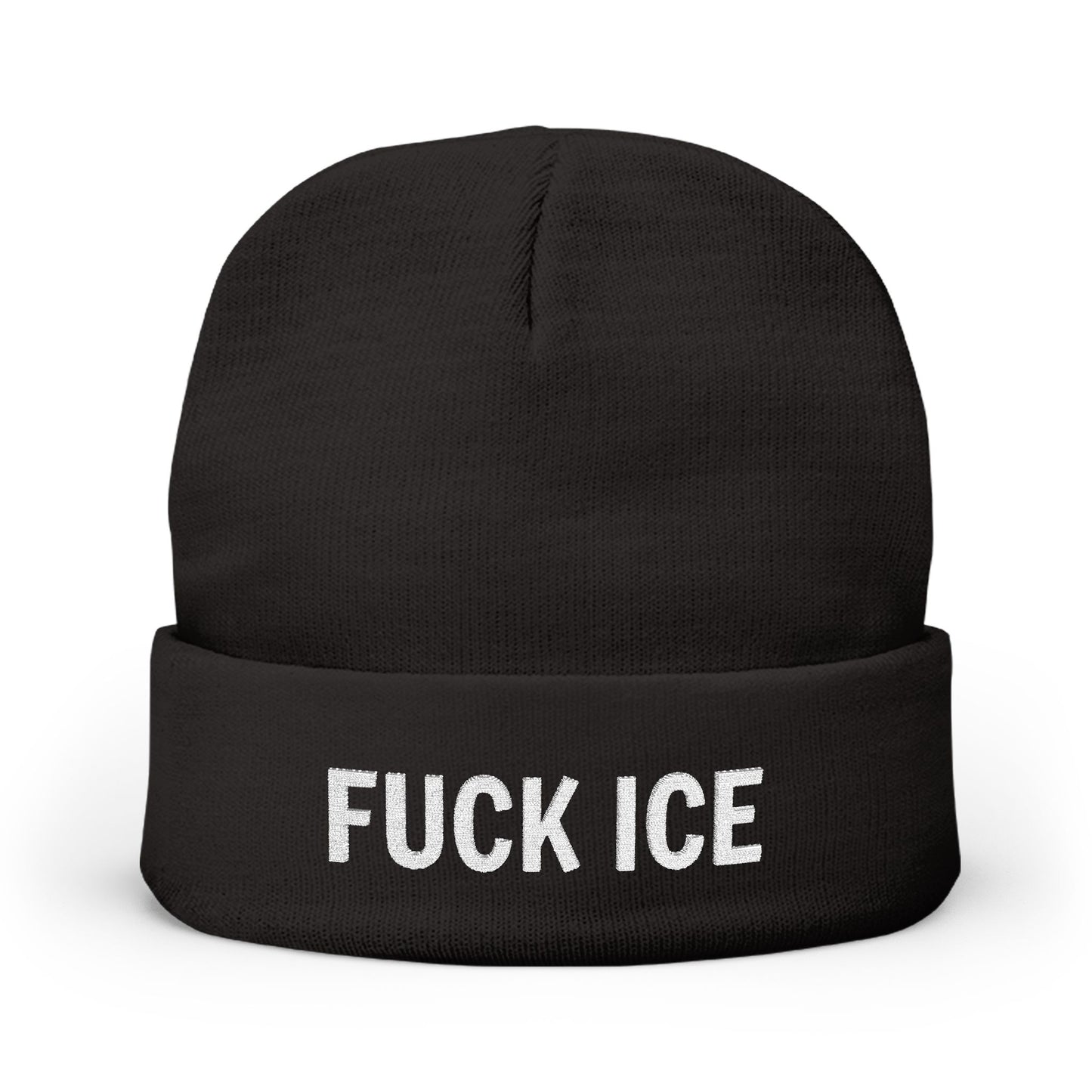 FUCK ICE Knit Beanie