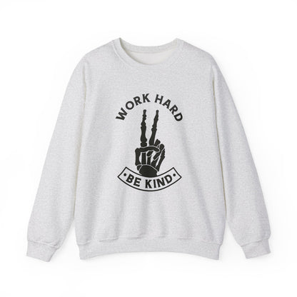 Work Hard Be Kind Crewneck Sweatshirt