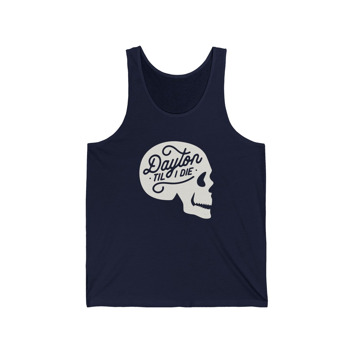 'Dayton Til I Die' Skull Jersey Tank