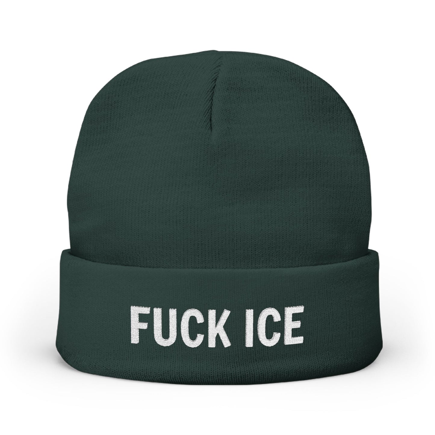 FUCK ICE Knit Beanie