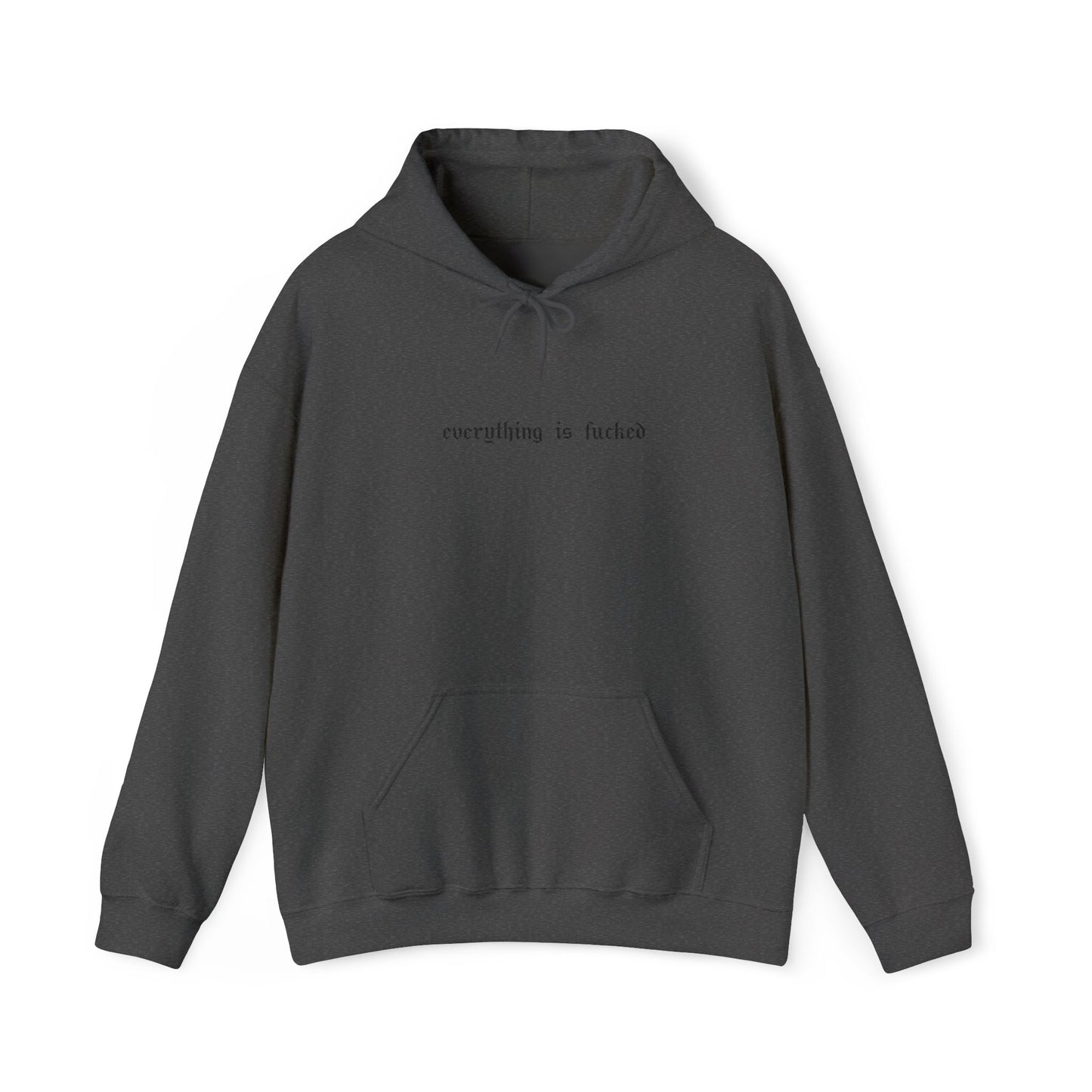 Everything Is Fucked Embroidered Hoodie Sweatshirt