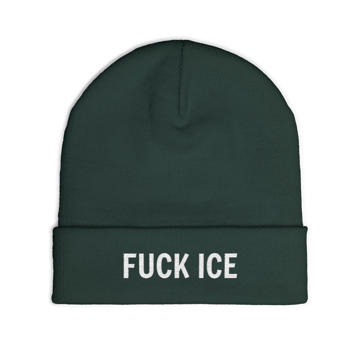FUCK ICE Knit Beanie