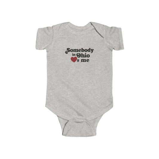Somebody in Ohio Loves Me Onesie
