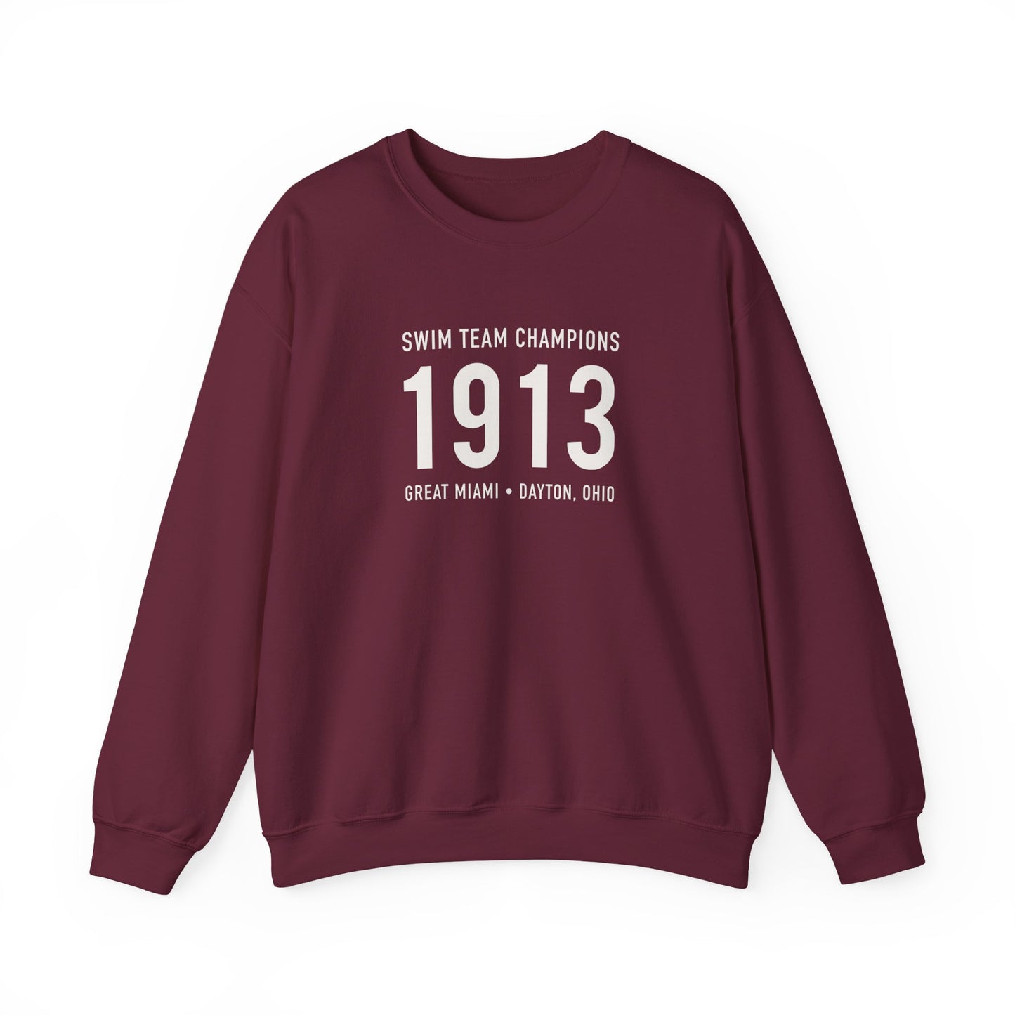 1913 Swim Team Champions Crewneck Sweatshirt