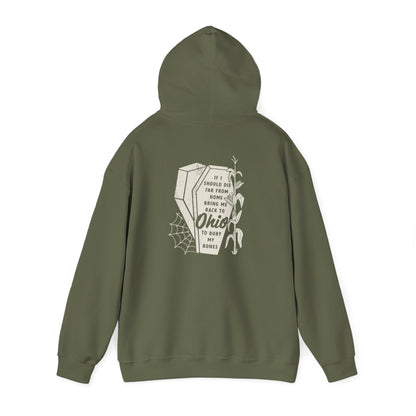 Bury My Bones in Ohio Hoodie Sweatshirt