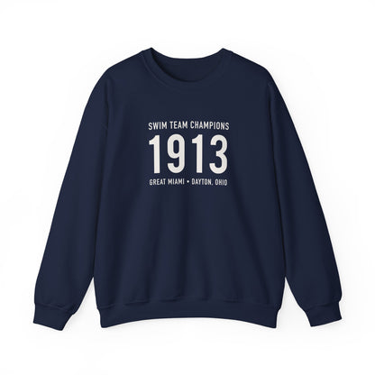 1913 Swim Team Champions Crewneck Sweatshirt