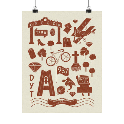 Dayton Doodles Print