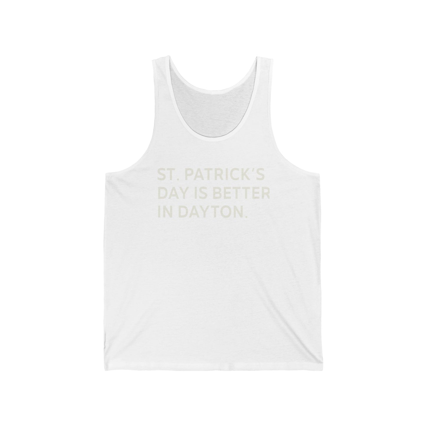 Better In Dayton St. Patty's Jersey Tank