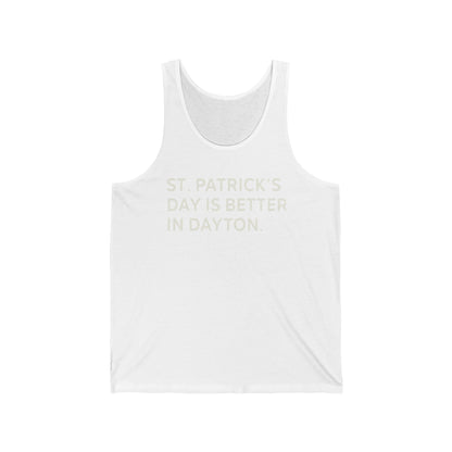 Better In Dayton St. Patty's Jersey Tank