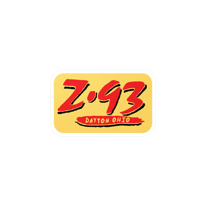 Z-93 Dayton Ohio Sticker