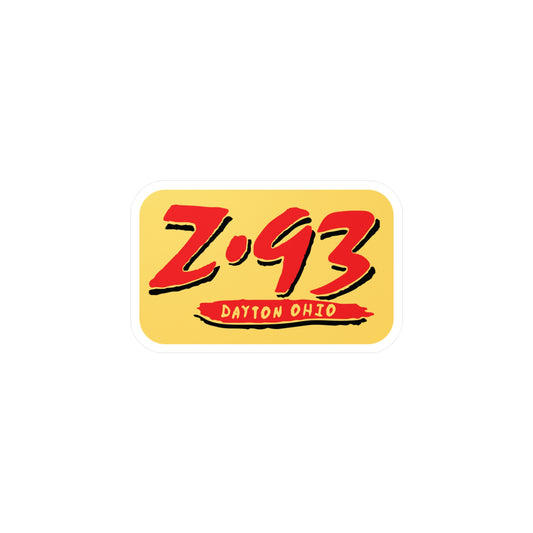 Z-93 Dayton Ohio Sticker