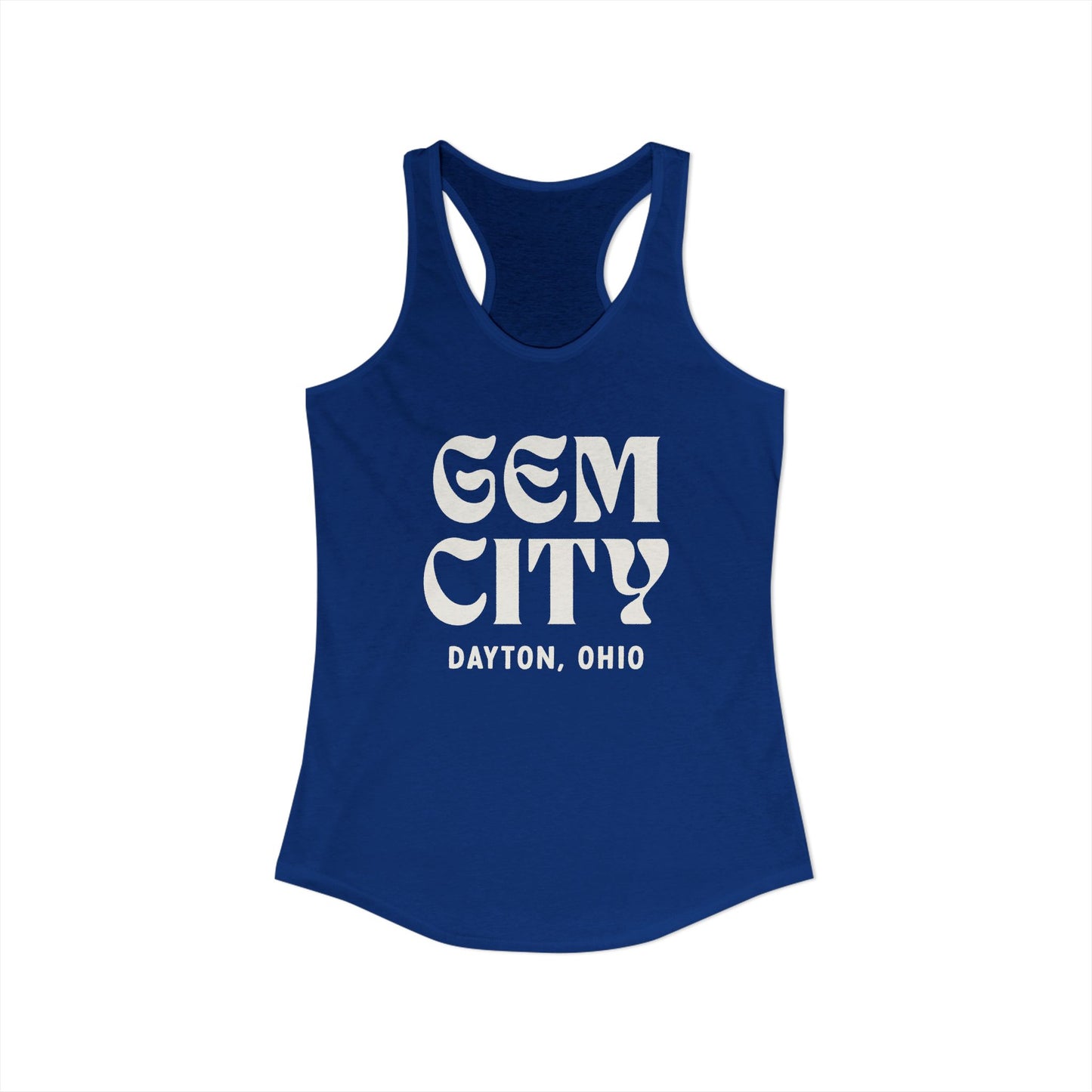 Retro Gem City Racerback Tank