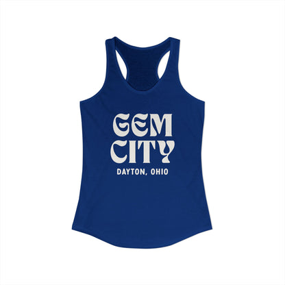 Retro Gem City Racerback Tank