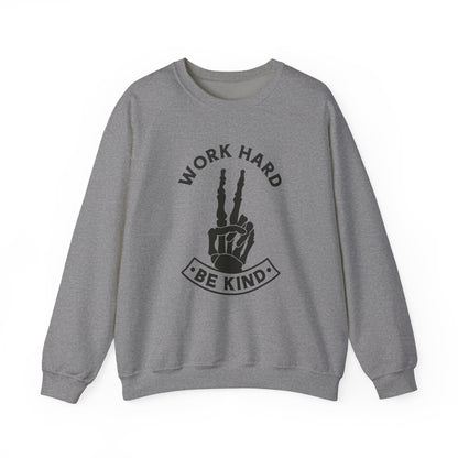 Work Hard Be Kind Crewneck Sweatshirt