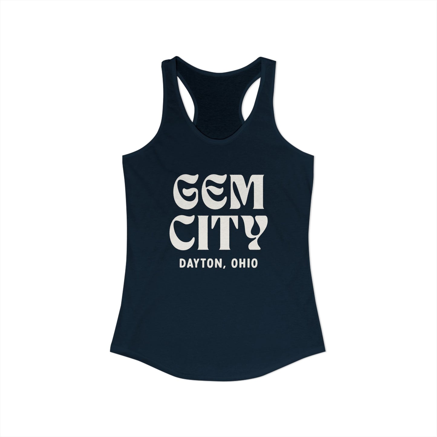 Retro Gem City Racerback Tank