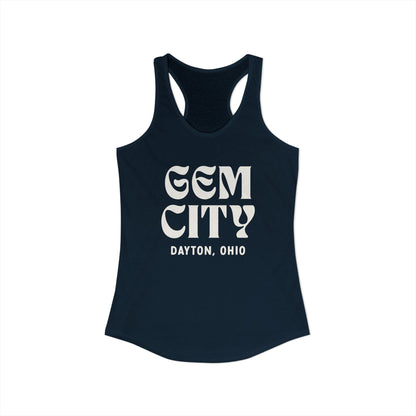 Retro Gem City Racerback Tank