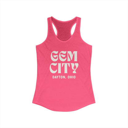 Retro Gem City Racerback Tank