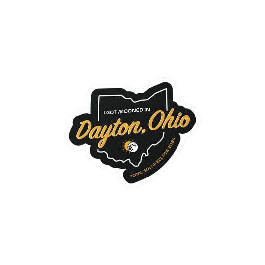 Dayton, Ohio Solar Eclipse Sticker