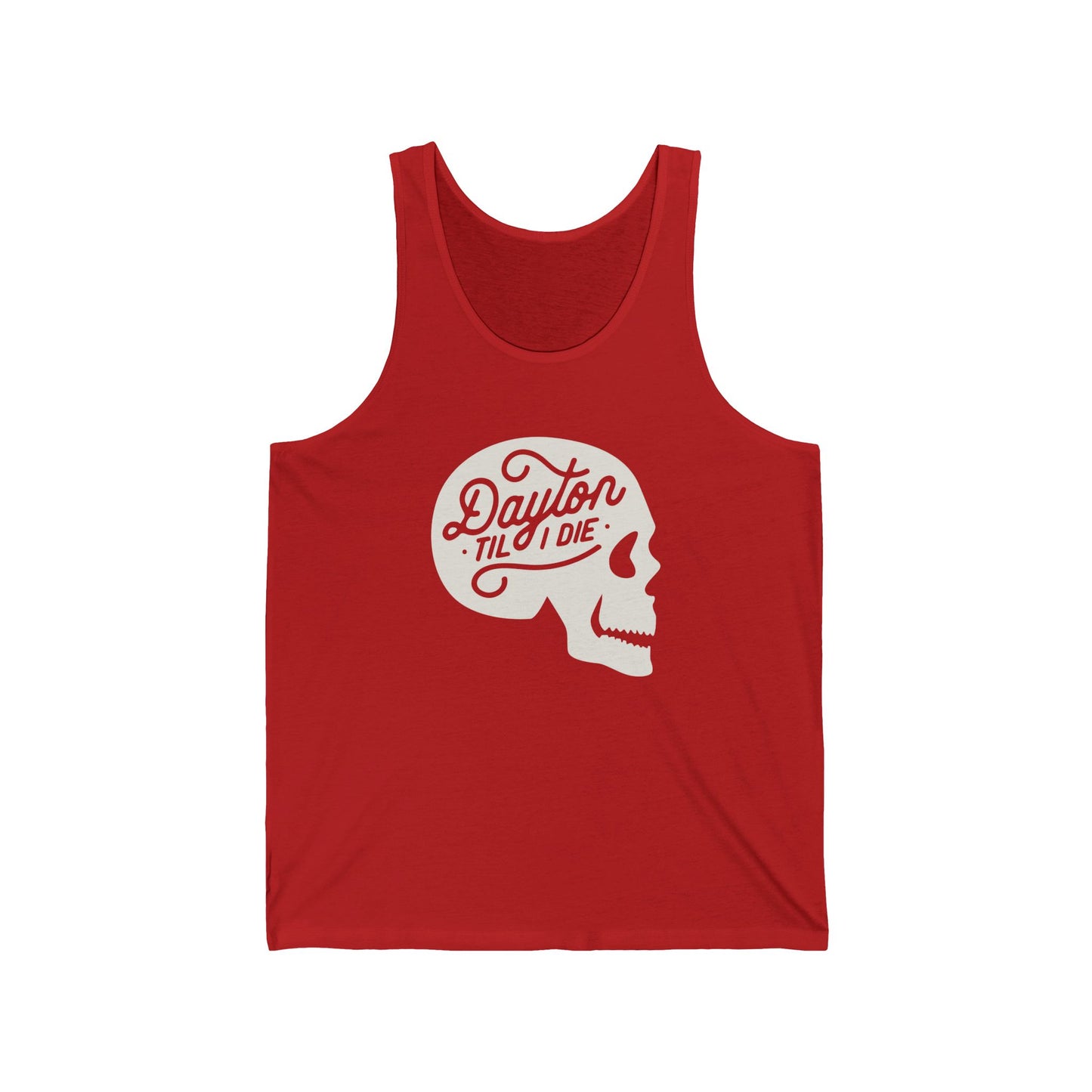 'Dayton Til I Die' Skull Jersey Tank