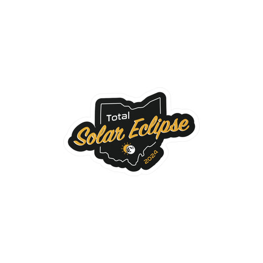 Total Solar Eclipse Ohio 2024 Sticker