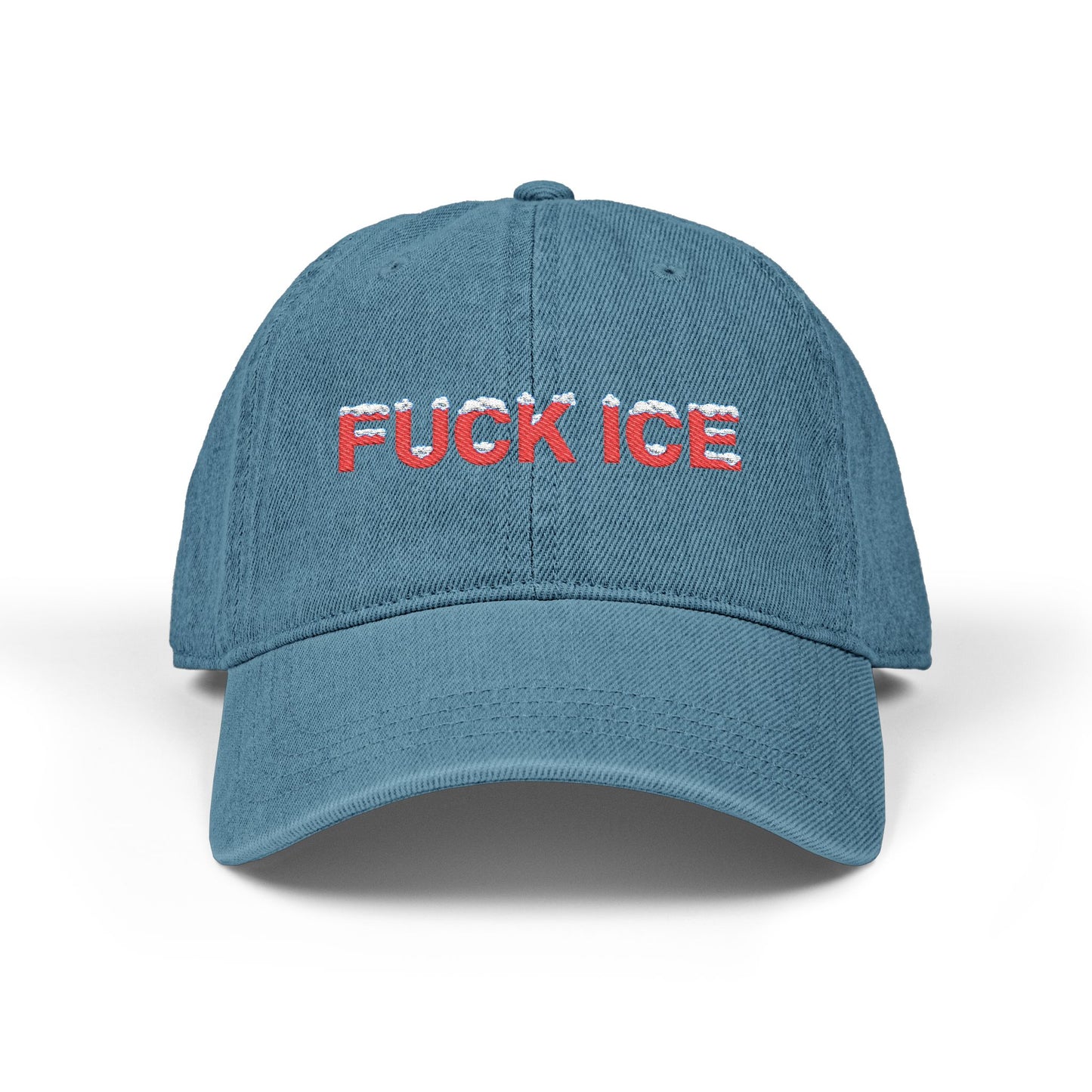 FUCK ICE Denim Hat