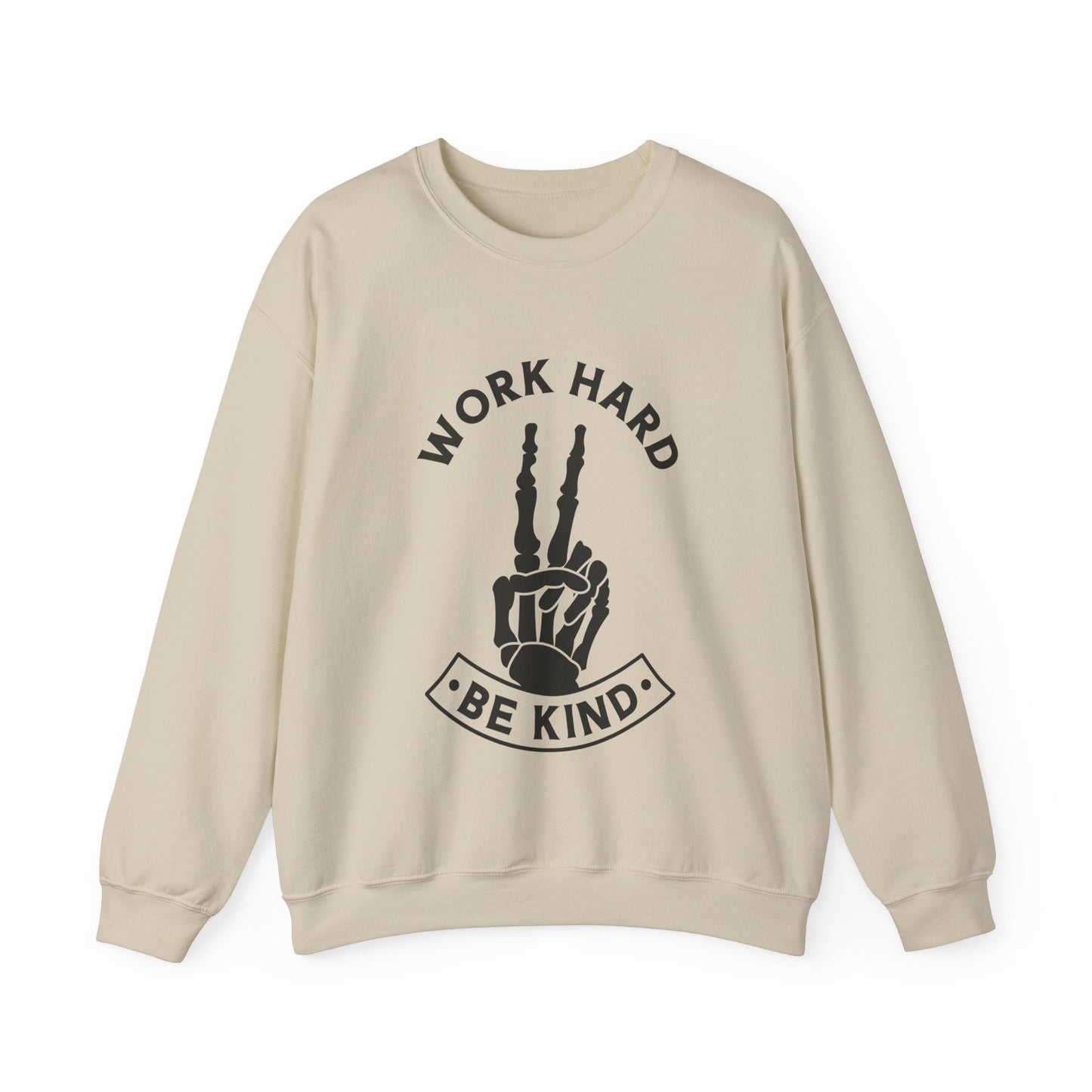 Work Hard Be Kind Crewneck Sweatshirt