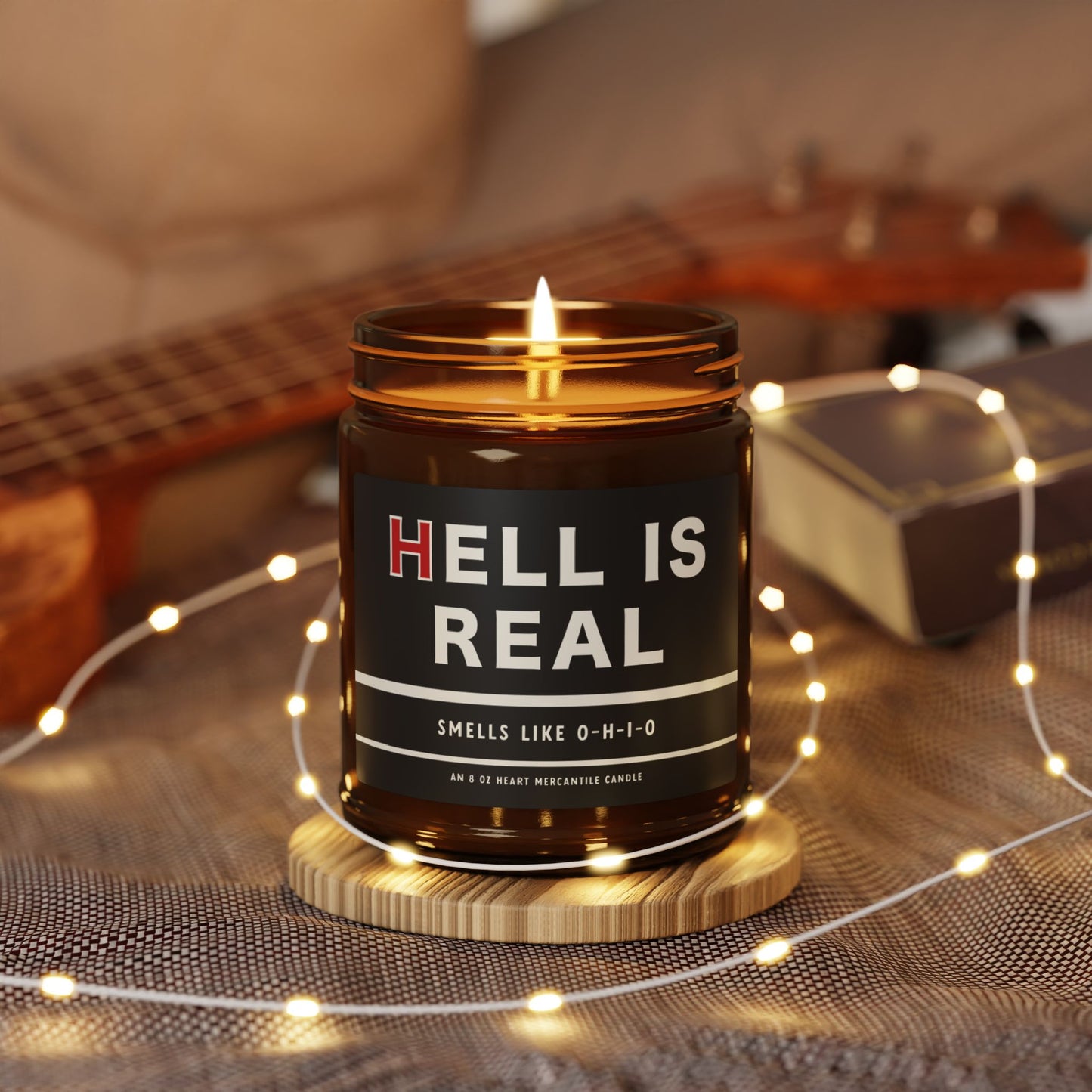 Hell Is Real Candle