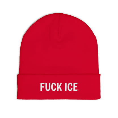 FUCK ICE Knit Beanie