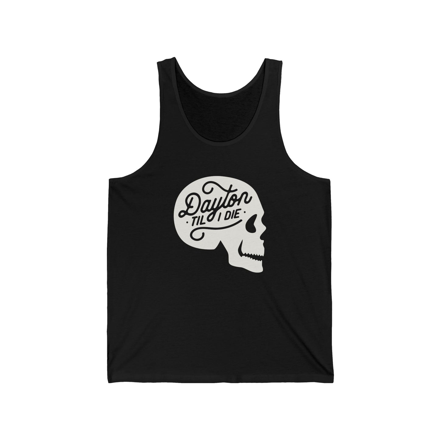 'Dayton Til I Die' Skull Jersey Tank