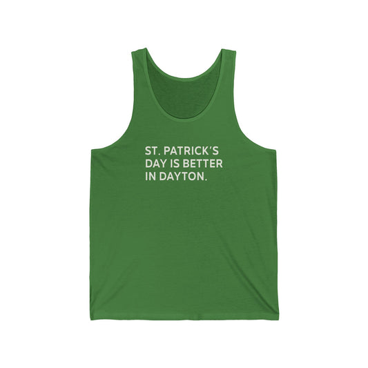Better In Dayton St. Patty's Jersey Tank