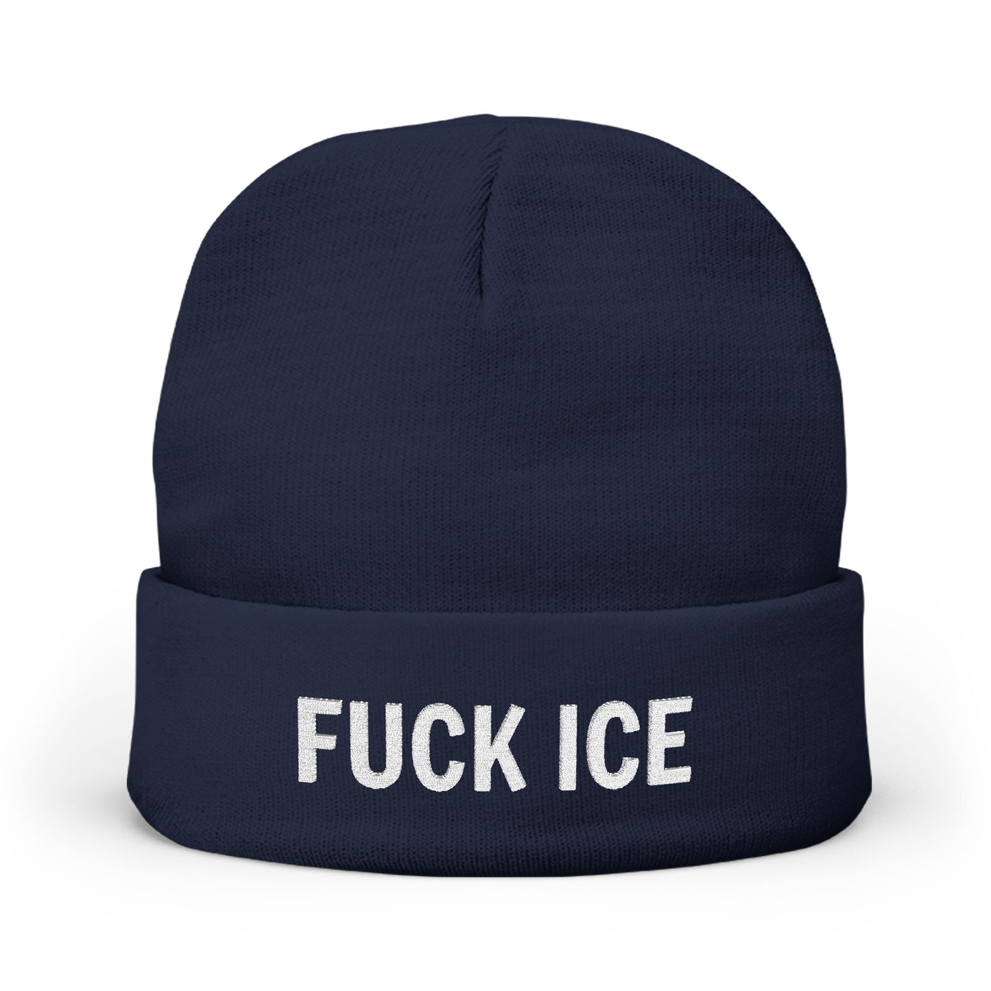 FUCK ICE Knit Beanie