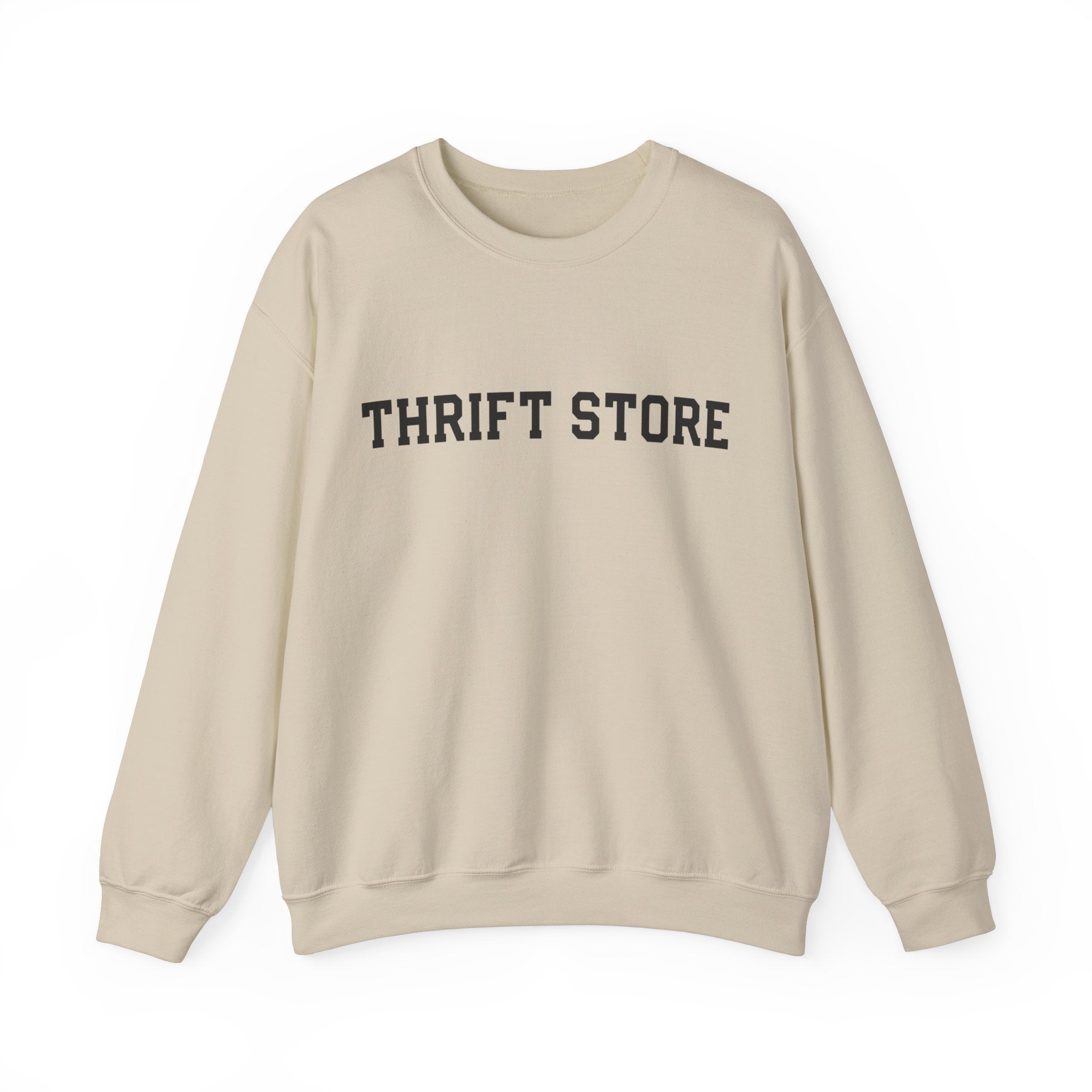 Thrift Store Crewneck Sweatshirt Heart Mercantile