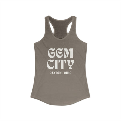 Retro Gem City Racerback Tank