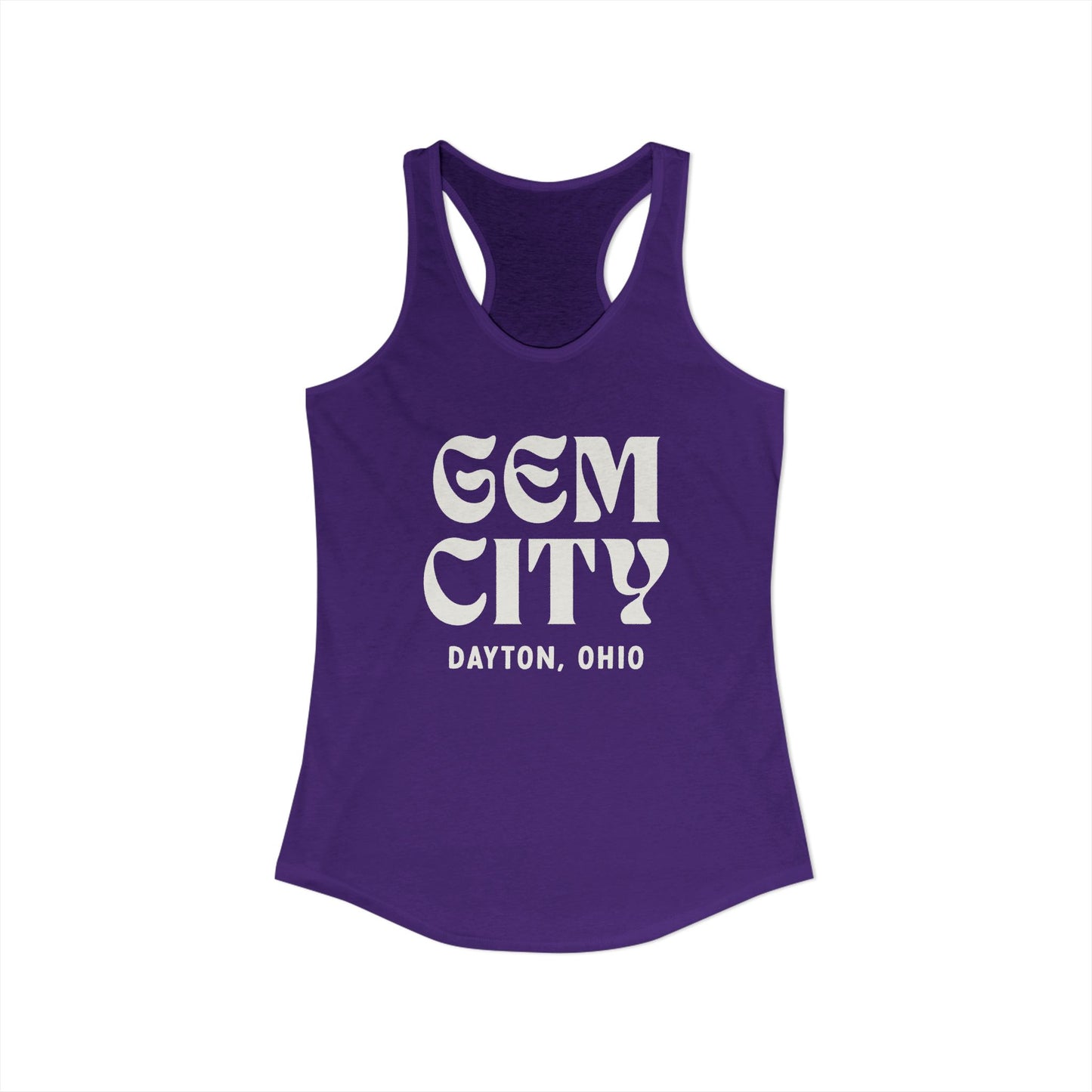 Retro Gem City Racerback Tank