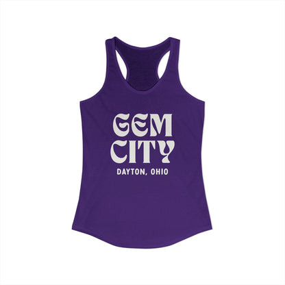 Retro Gem City Racerback Tank