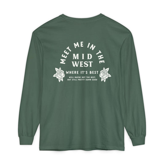 Meet Me In The Midwest Long Sleeve Tee