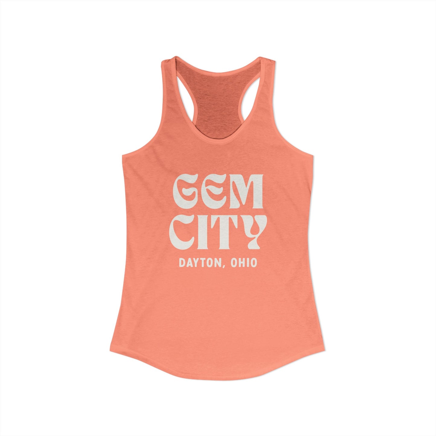 Retro Gem City Racerback Tank
