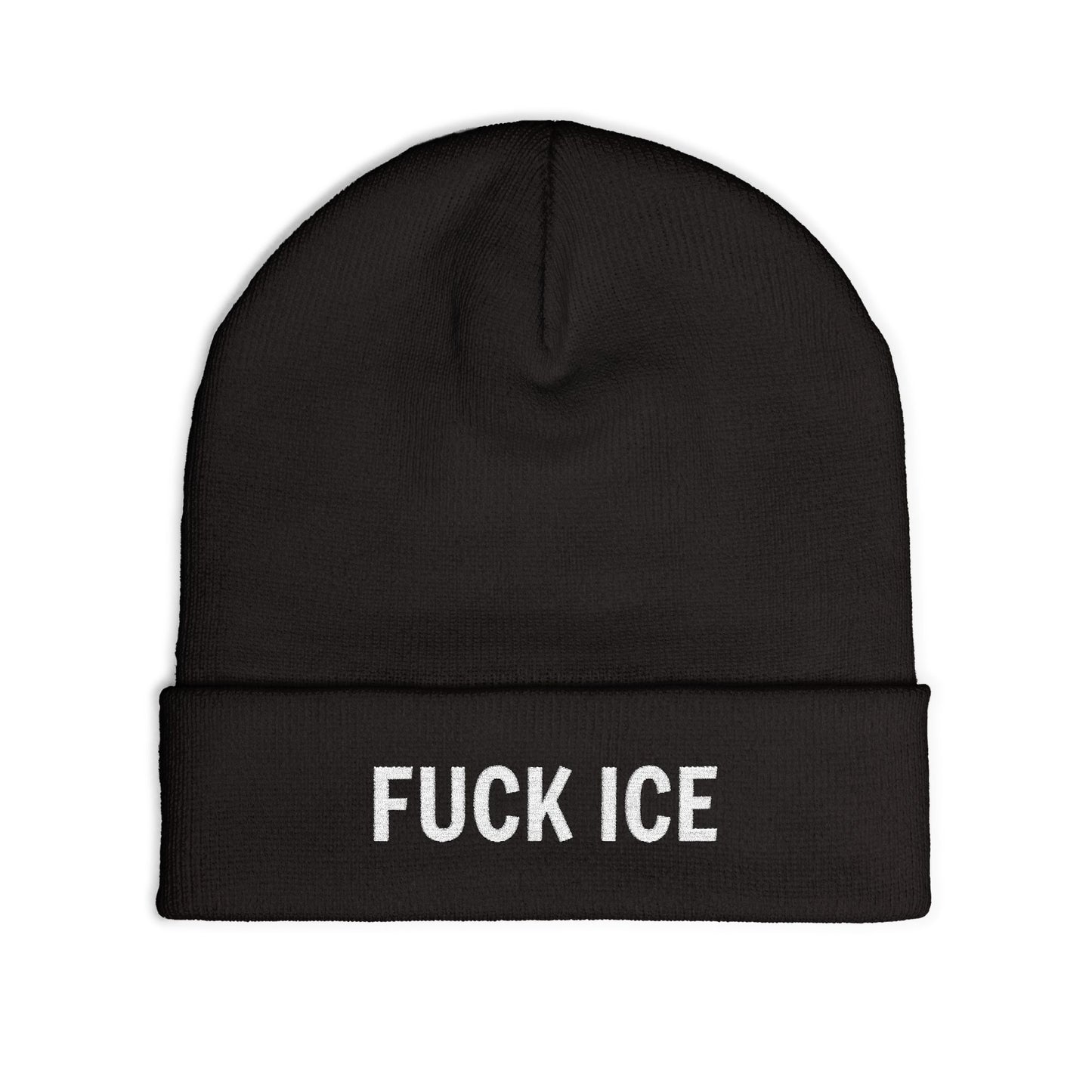 FUCK ICE Knit Beanie