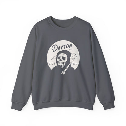 'Dayton Til I Die' Reaper Crewneck Sweatshirt